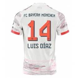 Bayern Munich Luis Diaz #14 Bortatröja 2025-26 Kortärmad