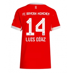 Bayern Munich Luis Diaz #14 Hemmatröja 2025-26 Dam Kortärmad