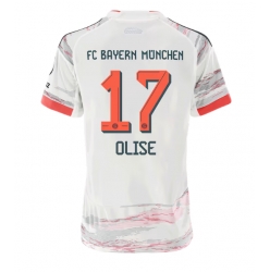 Bayern Munich Michael Olise #17 Bortatröja 2025-26 Dam Kortärmad