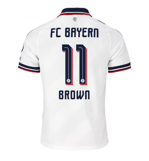 Bayern Munich Nathaniel Brown #11 Bortatröja 2026-27 Kortärmad Bayern Munich Nathaniel Brown #11 Bortatröja 2026-27 Kortärmad