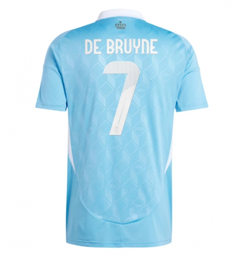 Belgien Kevin De Bruyne #7 Bortatröja EM 2024 Kortärmad Belgien Kevin De Bruyne #7 Bortatröja EM 2024 Kortärmad