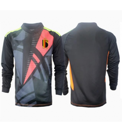 Belgien Målvakt Hemmatröja EM 2024 Långärmad Belgien Målvakt Hemmatröja EM 2024 Långärmad