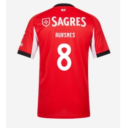 Benfica Fredrik Aursnes #8 Hemmatröja 2025-26 Kortärmad