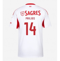 Benfica Vangelis Pavlidis #14 Tredje Tröja 2025-26 Kortärmad