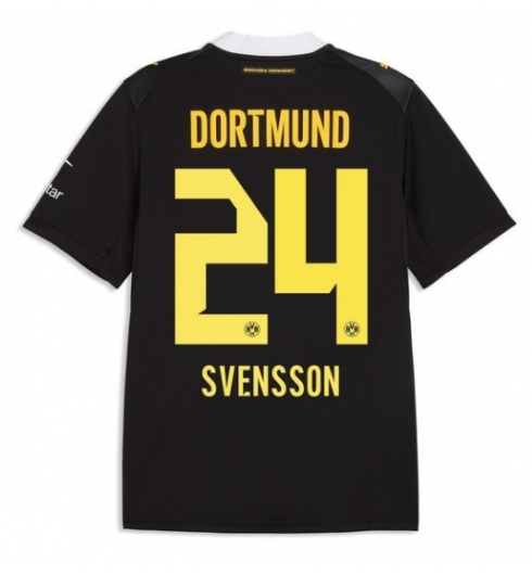 Borussia Dortmund Daniel Svensson #24 Bortatröja 2026-27 Kortärmad Borussia Dortmund Daniel Svensson #24 Bortatröja 2026-27 Kortärmad