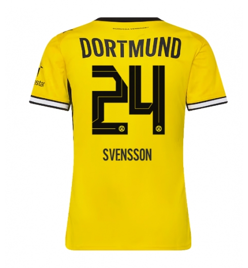 Borussia Dortmund Daniel Svensson #24 Hemmatröja 2026-27 Dam Kortärmad Borussia Dortmund Daniel Svensson #24 Hemmatröja 2026-27 Dam Kortärmad