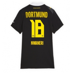 Borussia Dortmund Ethan Nwaneri #18 Bortatröja 2026-27 Dam Kortärmad