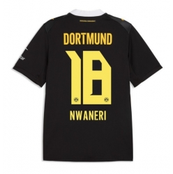 Borussia Dortmund Ethan Nwaneri #18 Bortatröja 2026-27 Kortärmad
