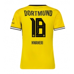 Borussia Dortmund Ethan Nwaneri #18 Hemmatröja 2026-27 Dam Kortärmad