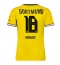 Borussia Dortmund Ethan Nwaneri #18 Hemmatröja 2026-27 Dam Kortärmad Borussia Dortmund Ethan Nwaneri #18 Hemmatröja 2026-27 Dam Kortärmad