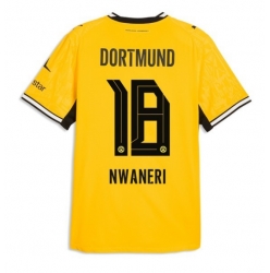 Borussia Dortmund Ethan Nwaneri #18 Hemmatröja 2026-27 Kortärmad
