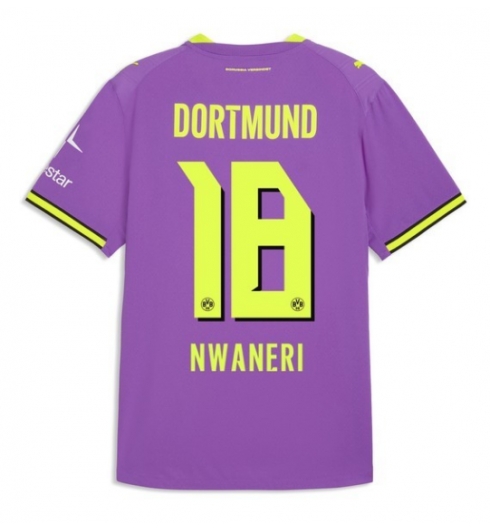 Borussia Dortmund Ethan Nwaneri #18 Tredje Tröja 2026-27 Kortärmad Borussia Dortmund Ethan Nwaneri #18 Tredje Tröja 2026-27 Kortärmad