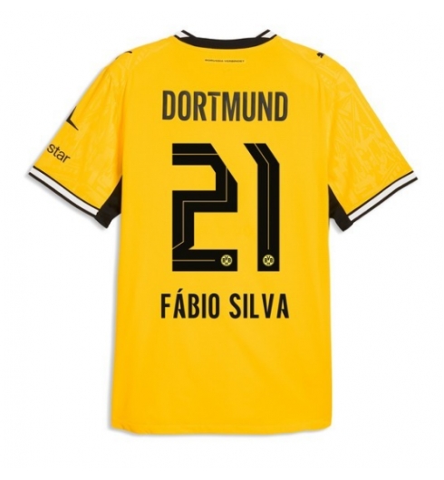 Borussia Dortmund Fabio Silva #21 Hemmatröja 2026-27 Kortärmad Borussia Dortmund Fabio Silva #21 Hemmatröja 2026-27 Kortärmad