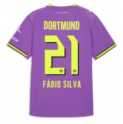 Borussia Dortmund Fabio Silva #21 Tredje Tröja 2026-27 Kortärmad