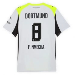 Borussia Dortmund Felix Nmecha #8 Bortatröja 2025-26 Kortärmad