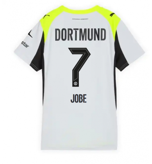 Borussia Dortmund Jobe Bellingham #7 Bortatröja 2025-26 Dam Kortärmad Borussia Dortmund Jobe Bellingham #7 Bortatröja 2025-26 Dam Kortärmad