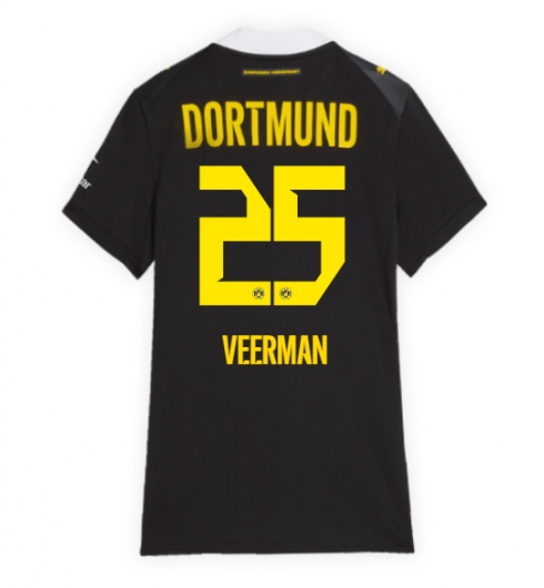 Borussia Dortmund Joey Veerman #25 Bortatröja 2026-27 Dam Kortärmad Borussia Dortmund Joey Veerman #25 Bortatröja 2026-27 Dam Kortärmad