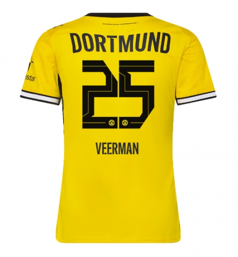 Borussia Dortmund Joey Veerman #25 Hemmatröja 2026-27 Dam Kortärmad Borussia Dortmund Joey Veerman #25 Hemmatröja 2026-27 Dam Kortärmad