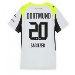 Borussia Dortmund Marcel Sabitzer #20 Bortatröja 2025-26 Dam Kortärmad