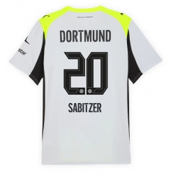 Borussia Dortmund Marcel Sabitzer #20 Bortatröja 2025-26 Kortärmad
