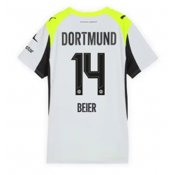 Borussia Dortmund Maximilian Beier #14 Bortatröja 2025-26 Dam Kortärmad
