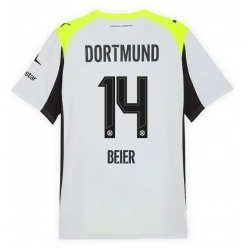 Borussia Dortmund Maximilian Beier #14 Bortatröja 2025-26 Kortärmad