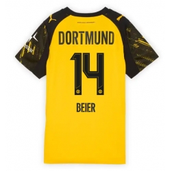 Borussia Dortmund Maximilian Beier #14 Hemmatröja 2025-26 Dam Kortärmad