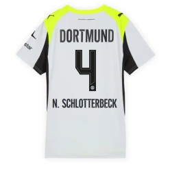 Borussia Dortmund Nico Schlotterbeck #4 Bortatröja 2025-26 Dam Kortärmad