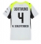 Borussia Dortmund Nico Schlotterbeck #4 Bortatröja 2025-26 Dam Kortärmad Borussia Dortmund Nico Schlotterbeck #4 Bortatröja 2025-26 Dam Kortärmad