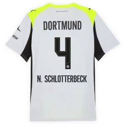 Borussia Dortmund Nico Schlotterbeck #4 Bortatröja 2025-26 Kortärmad