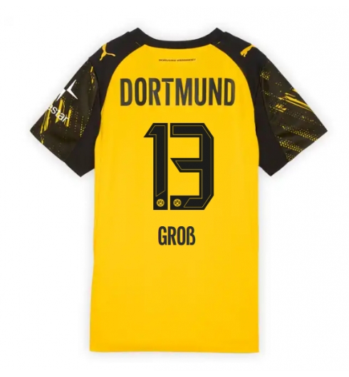 Borussia Dortmund Pascal Gross #13 Hemmatröja 2025-26 Dam Kortärmad Borussia Dortmund Pascal Gross #13 Hemmatröja 2025-26 Dam Kortärmad
