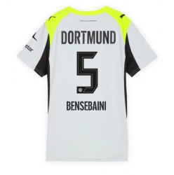 Borussia Dortmund Ramy Bensebaini #5 Bortatröja 2025-26 Dam Kortärmad