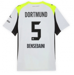 Borussia Dortmund Ramy Bensebaini #5 Bortatröja 2025-26 Kortärmad