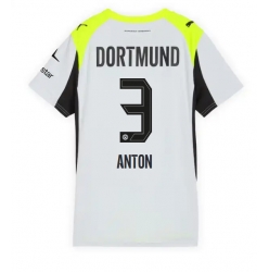 Borussia Dortmund Waldemar Anton #3 Bortatröja 2025-26 Dam Kortärmad