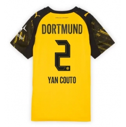 Borussia Dortmund Yan Couto #2 Hemmatröja 2025-26 Dam Kortärmad