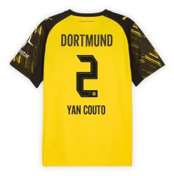 Borussia Dortmund Yan Couto #2 Hemmatröja 2025-26 Kortärmad