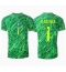 Brasilien Alisson Becker #1 Målvakt Hemmatröja Copa America 2024 Kortärmad