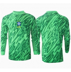 Brasilien Målvakt Hemmatröja Copa America 2024 Långärmad