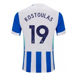 Brighton Charalampos Kostoulas #19 Hemmatröja 2025-26 Kortärmad