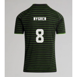 Celtic Benjamin Nygren #8 Bortatröja 2025-26 Kortärmad