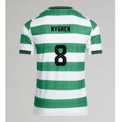 Celtic Benjamin Nygren #8 Hemmatröja 2025-26 Kortärmad