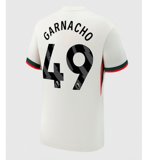 Chelsea Alejandro Garnacho #49 Bortatröja 2025-26 Kortärmad Chelsea Alejandro Garnacho #49 Bortatröja 2025-26 Kortärmad