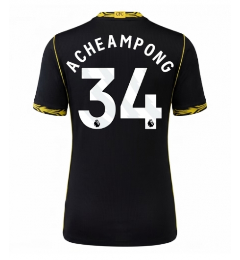Chelsea Josh Acheampong #34 Bortatröja 2026-27 Dam Kortärmad Chelsea Josh Acheampong #34 Bortatröja 2026-27 Dam Kortärmad
