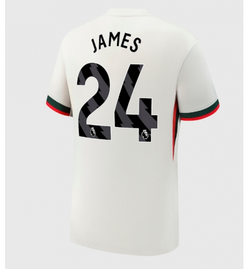 Chelsea Reece James #24 Bortatröja 2025-26 Kortärmad Chelsea Reece James #24 Bortatröja 2025-26 Kortärmad