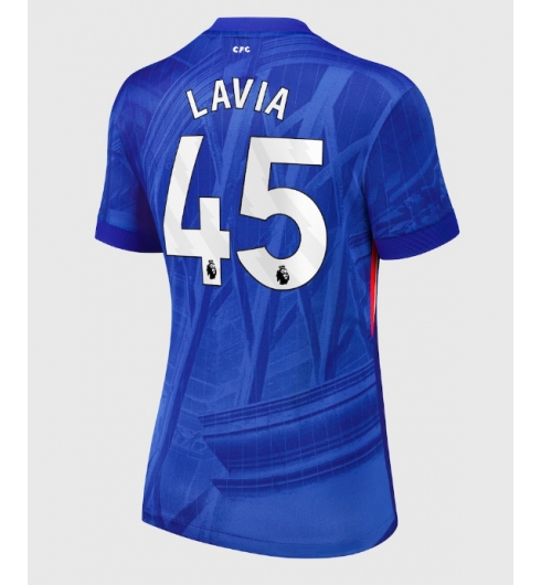 Chelsea Romeo Lavia #45 Hemmatröja 2025-26 Dam Kortärmad Chelsea Romeo Lavia #45 Hemmatröja 2025-26 Dam Kortärmad