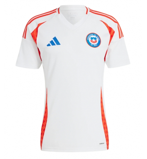 Chile Bortatröja Copa America 2024 Kortärmad Chile Bortatröja Copa America 2024 Kortärmad