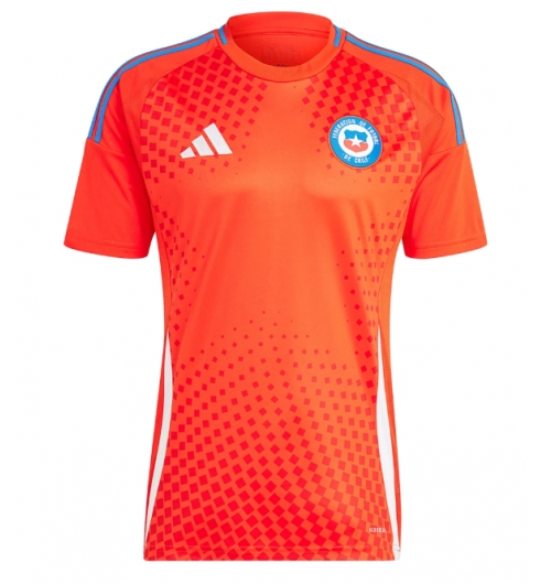 Chile Hemmatröja Copa America 2024 Kortärmad Chile Hemmatröja Copa America 2024 Kortärmad