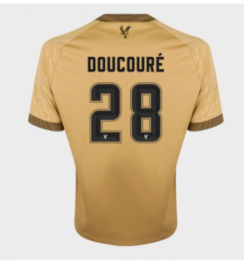 Crystal Palace Cheick Doucoure #28 Bortatröja 2025-26 Kortärmad Crystal Palace Cheick Doucoure #28 Bortatröja 2025-26 Kortärmad