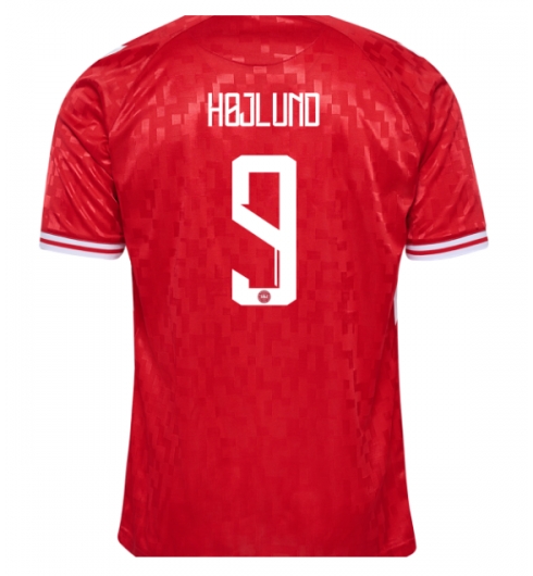 Danmark Rasmus Hojlund #9 Hemmatröja EM 2024 Kortärmad Danmark Rasmus Hojlund #9 Hemmatröja EM 2024 Kortärmad