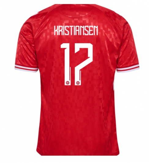 Danmark Victor Kristiansen #17 Hemmatröja EM 2024 Kortärmad Danmark Victor Kristiansen #17 Hemmatröja EM 2024 Kortärmad